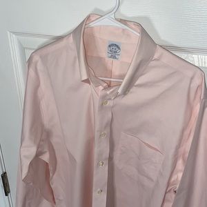 Brooks brother pink button down